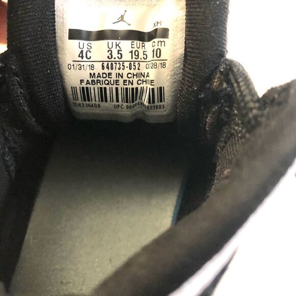 Nike Air Jordan Crayon Pk 1Mid TD Shoes Size 4C - Picture 10 of 11